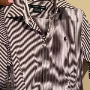 Ralph Lauren 3/4 sleeve dress shirt